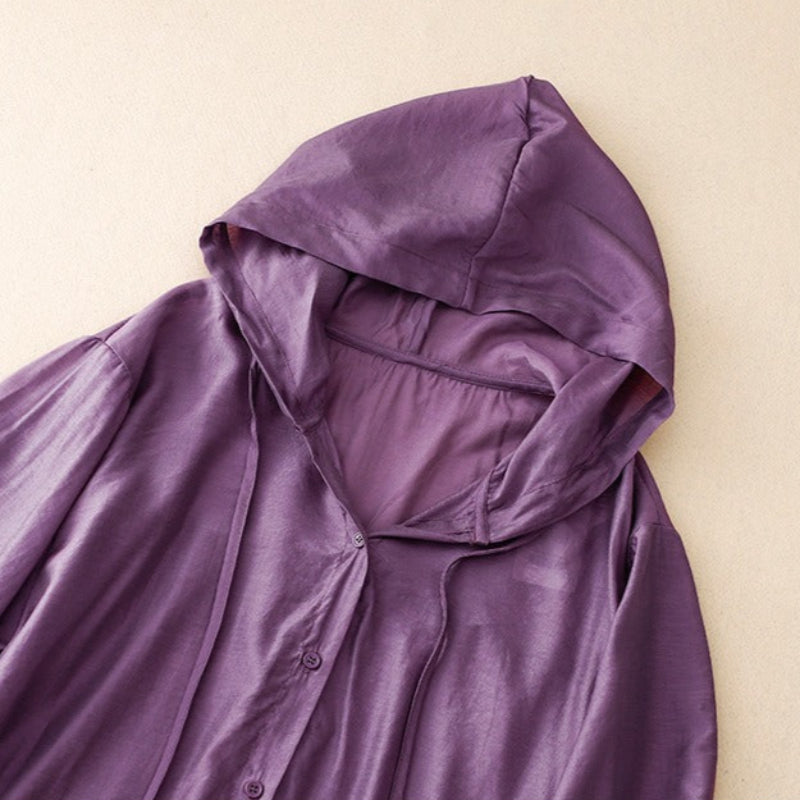 ADRIANNE LINEN HOODIE