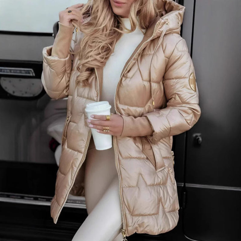 MILA MODERN HOODED PUFFER