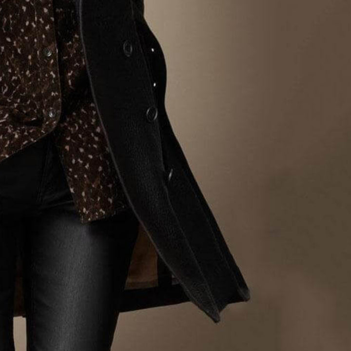 KIMBERLY | LEATHER COAT