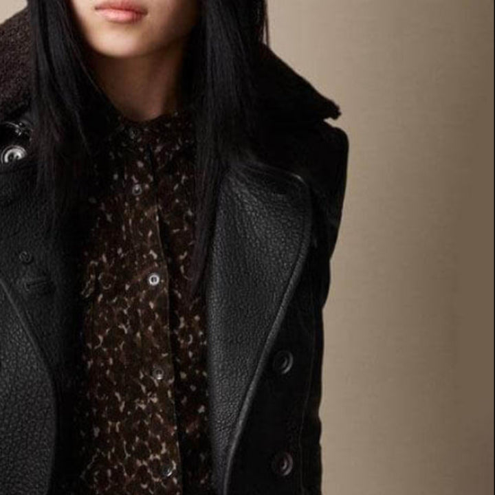 KIMBERLY | LEATHER COAT