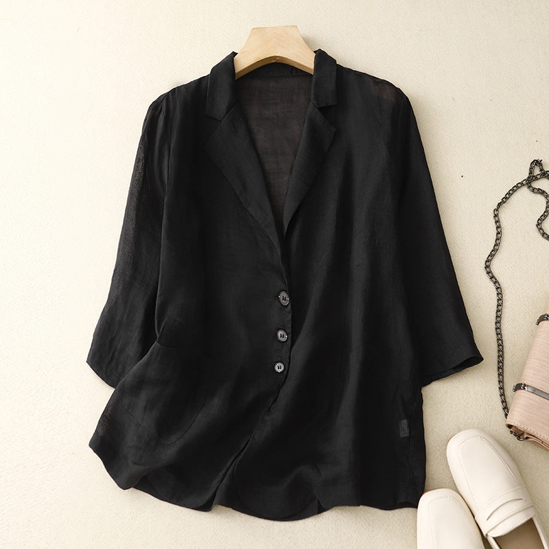 JASMINE LINEN BLAZER