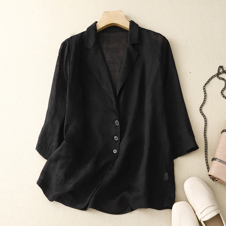 JASMINE LINEN BLAZER