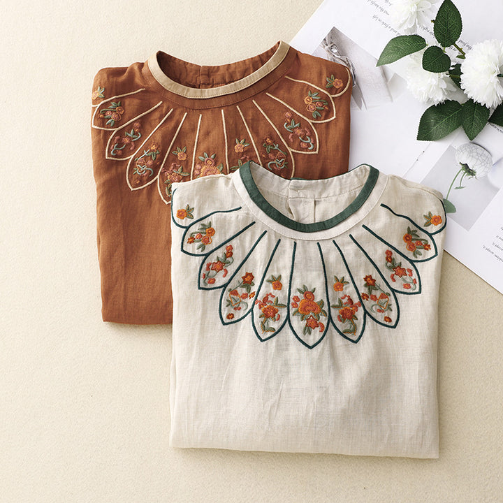 JASMINE LINEN BLOUSE