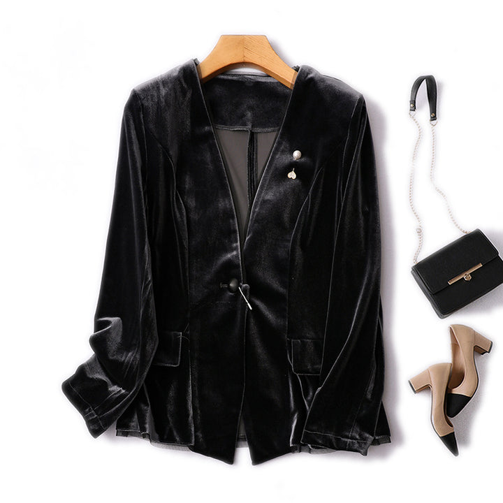 AMELIA™ VALVET BLAZER