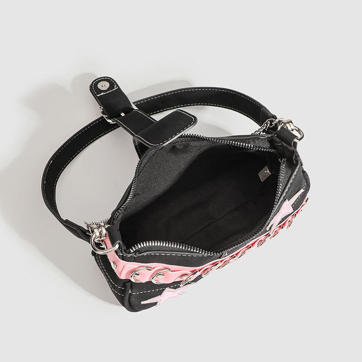 STARDUST BUCKLE SHOULDER BAG