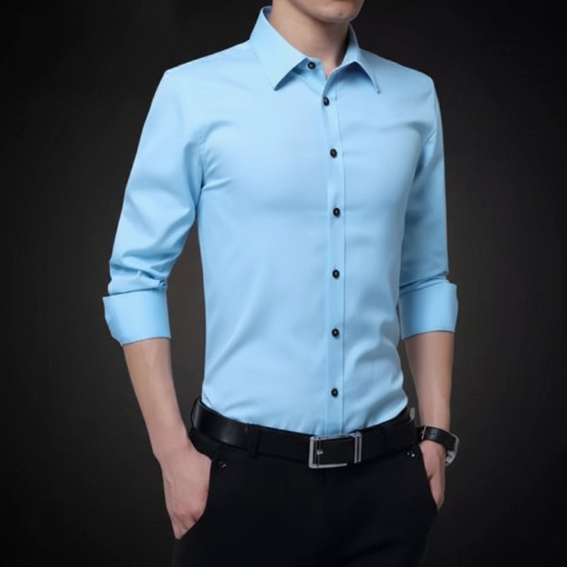 LAURO LINEN SLIM SHIRT