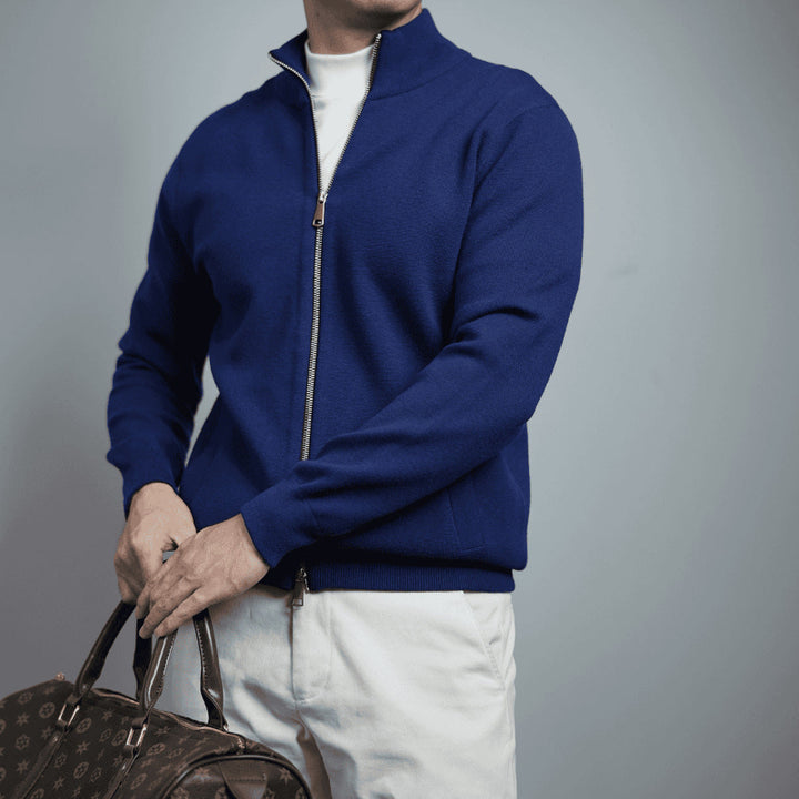 MONARCH HIGH-NECK CARDIGAN