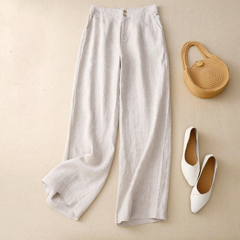 NATALIE™ LINEN TROUSERS