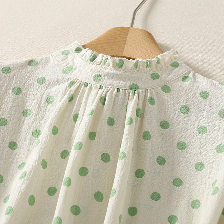 LIA LINEN BLOUSE