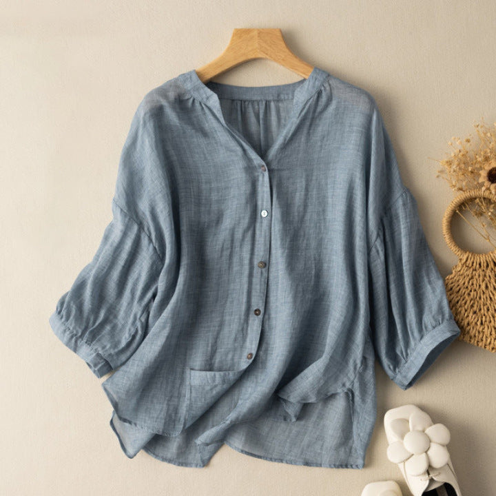 SARAH LINEN SHIRT