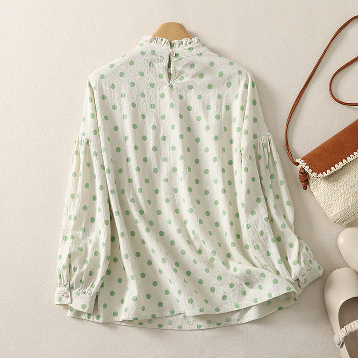 LIA LINEN BLOUSE