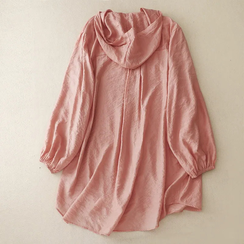 ADRIANNE LINEN HOODIE