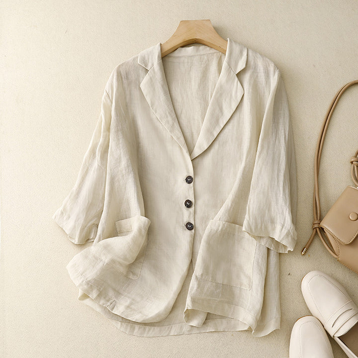 JASMINE LINEN BLAZER