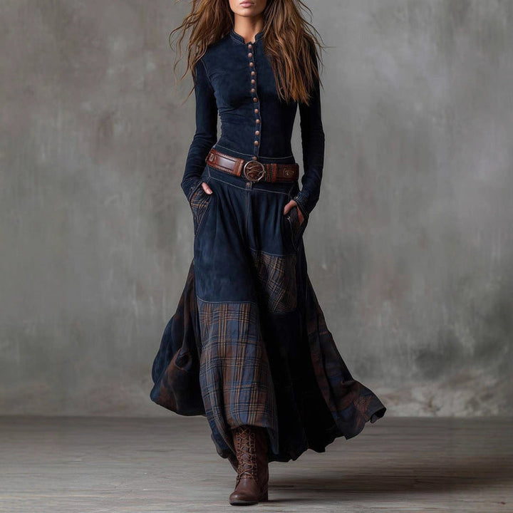 JESSICA BELTED MAXI DRESS
