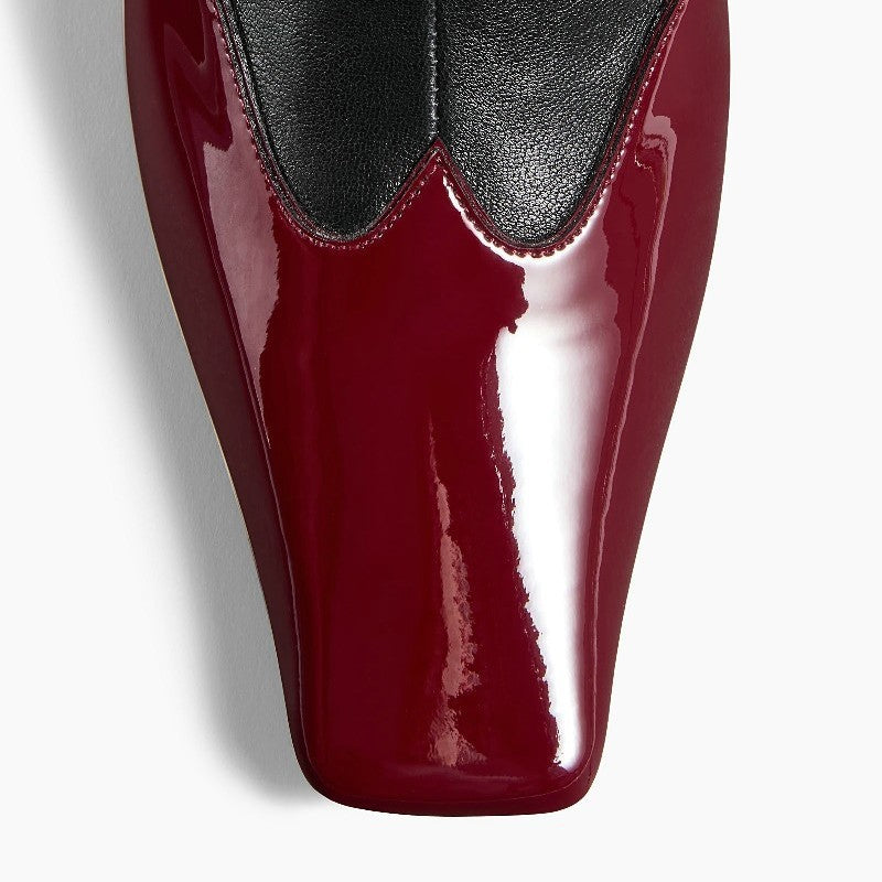 SOLÈNE™ LEATHER CAP-TOE SOCK BOOT