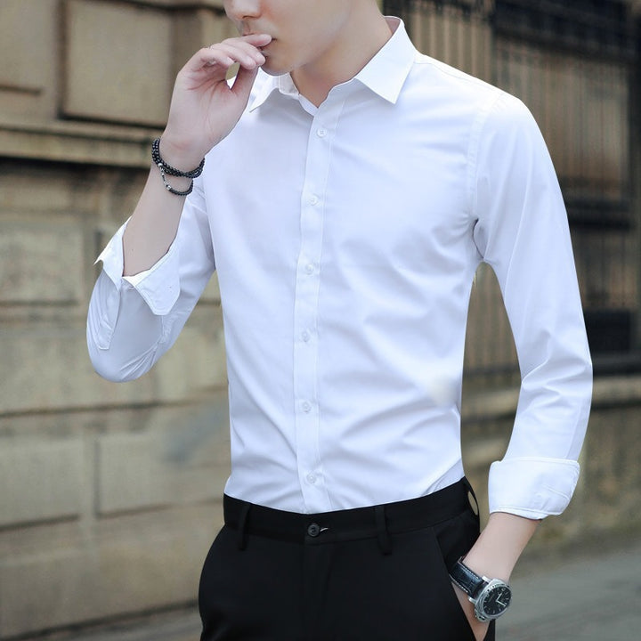 LAURO LINEN SLIM SHIRT
