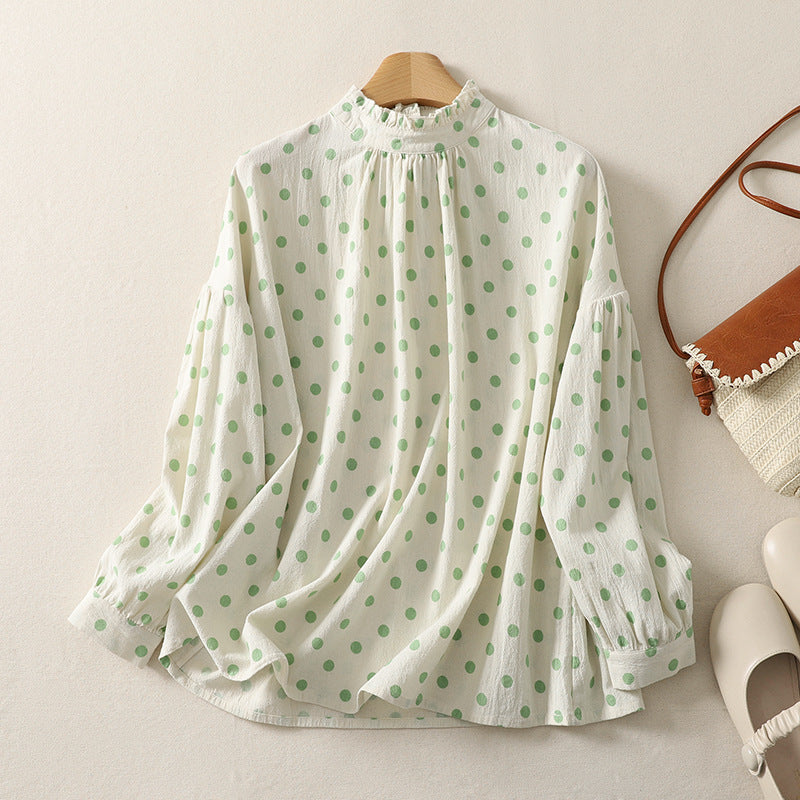LIA LINEN BLOUSE