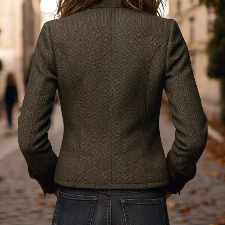 DARMAE™ | Tweed- und Samtjacke