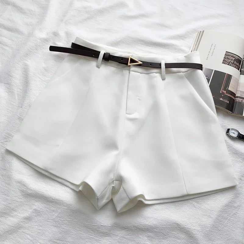 ANNA BELTED SHORTS