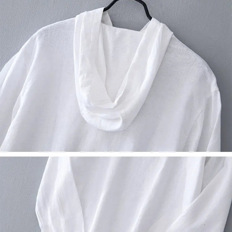 VIVA LINEN HOODIE