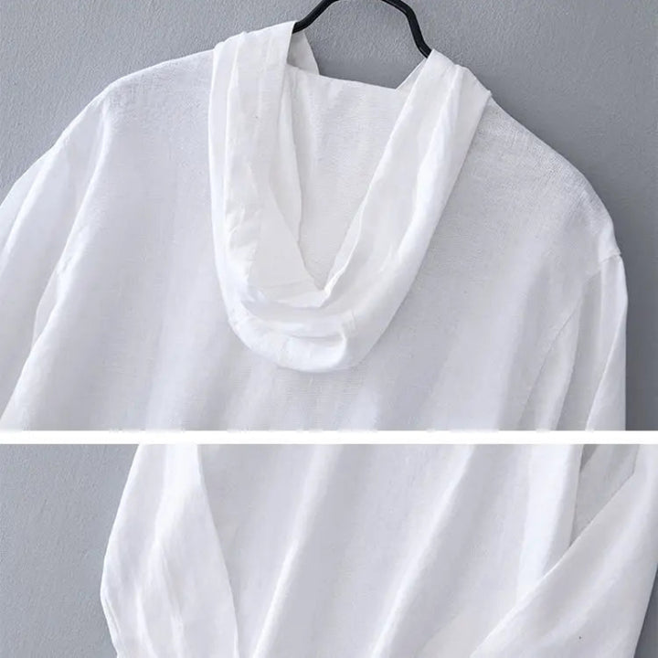 VIVA LINEN HOODIE