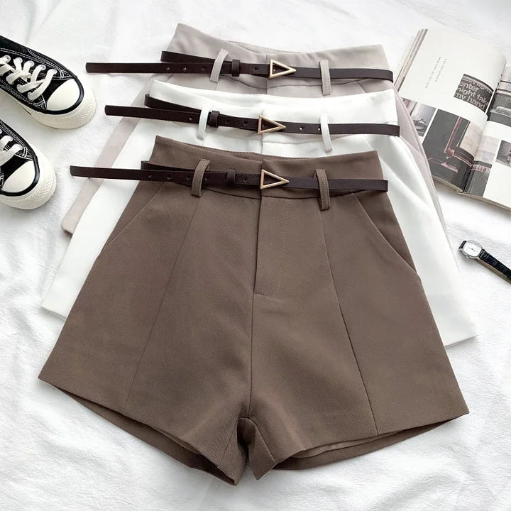 ANNA BELTED SHORTS
