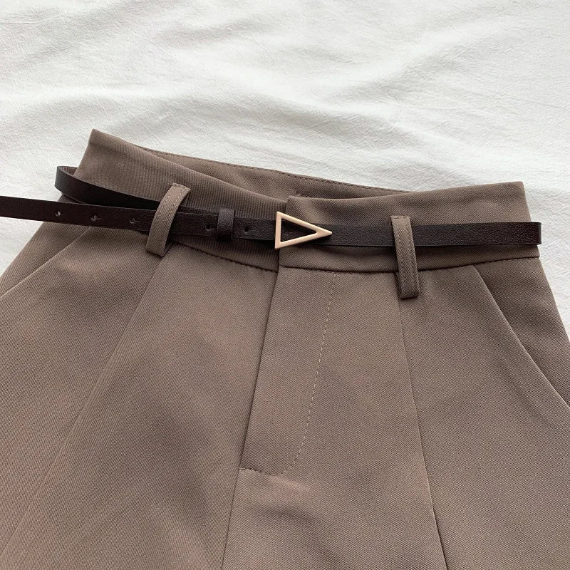 ANNA BELTED SHORTS
