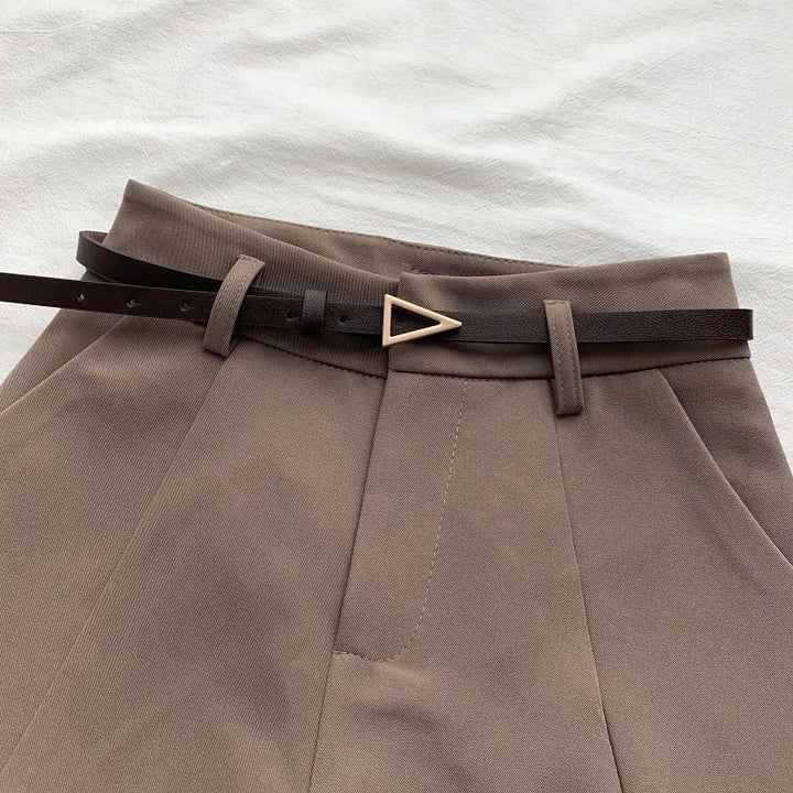 ANNA BELTED SHORTS
