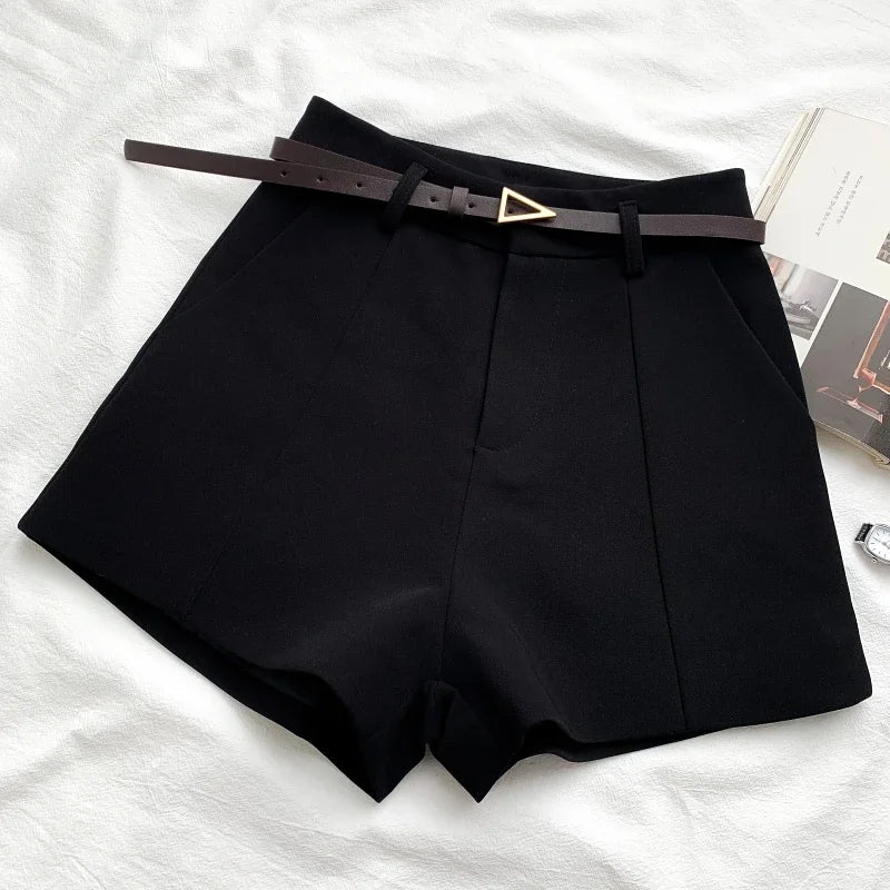 ANNA BELTED SHORTS