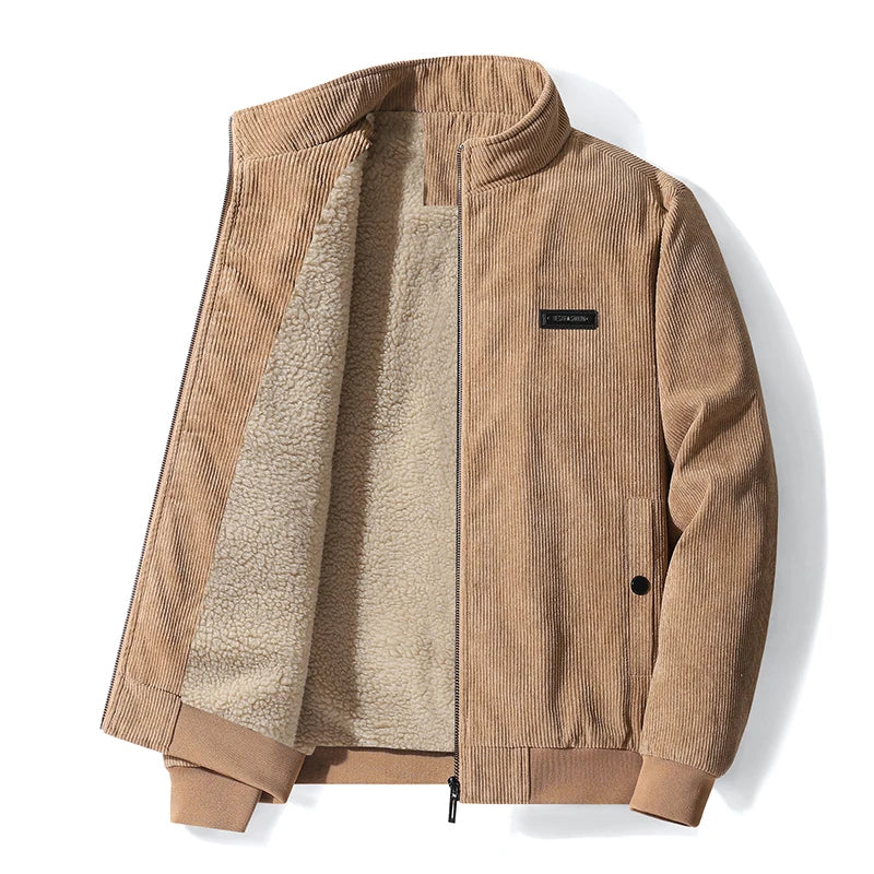 Udo | cordjacke mit fleecefutter