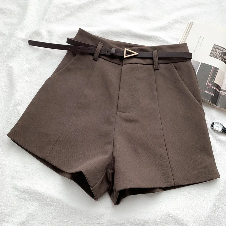 ANNA BELTED SHORTS