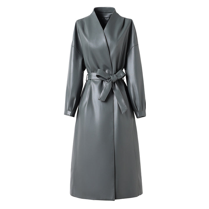EMPRESS LEATHER TRENCH