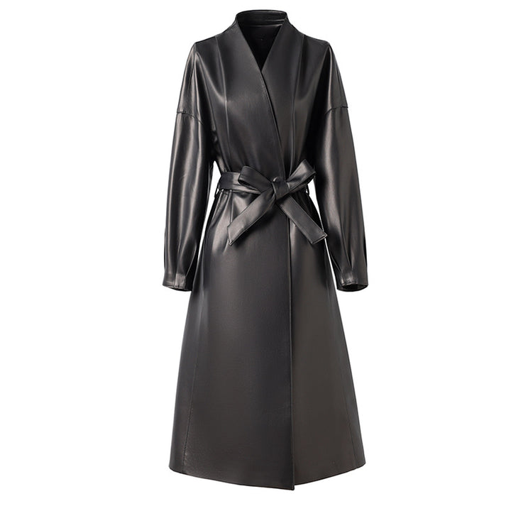 EMPRESS LEATHER TRENCH