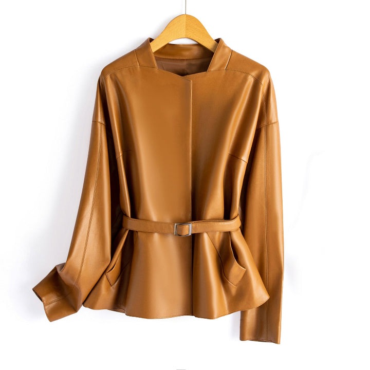 CELINA™ GENUINE LEATHER JACKET