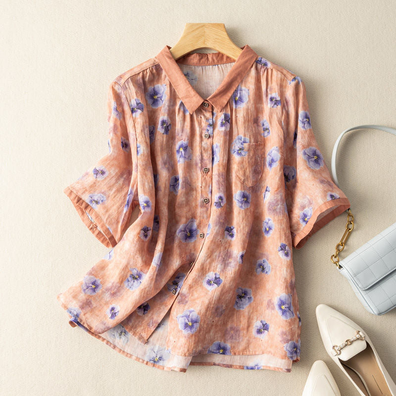 ALMA LINEN SHIRT