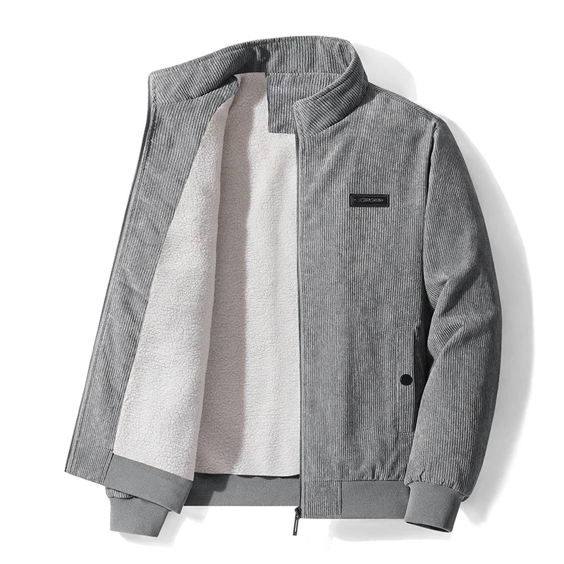 Udo | cordjacke mit fleecefutter