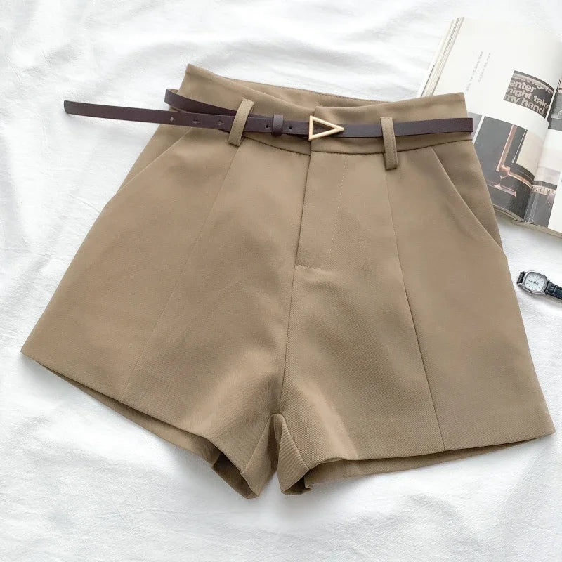 ANNA BELTED SHORTS