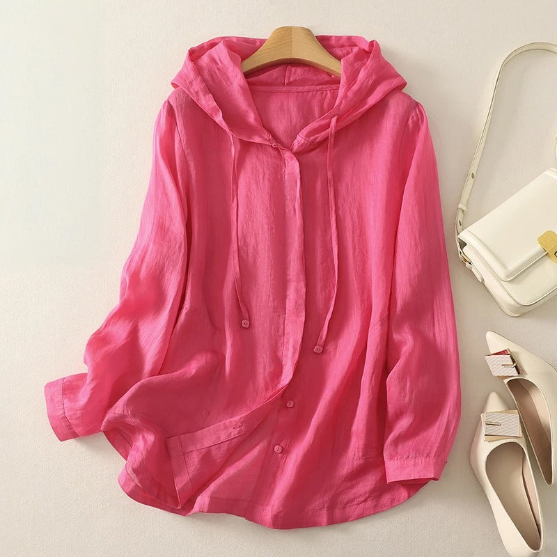 NOA LINEN HOODIE