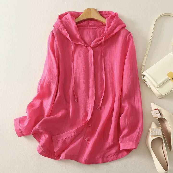 NOA LINEN HOODIE