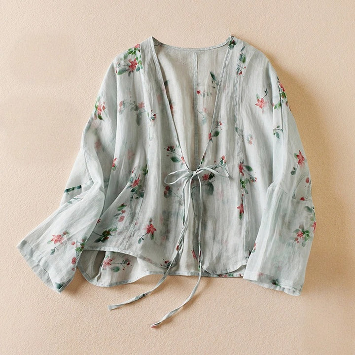 NESSA LINEN CARDIGAN