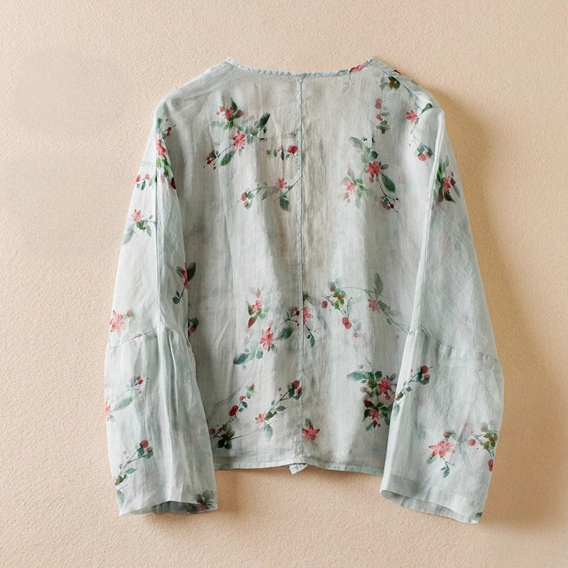 NESSA LINEN CARDIGAN
