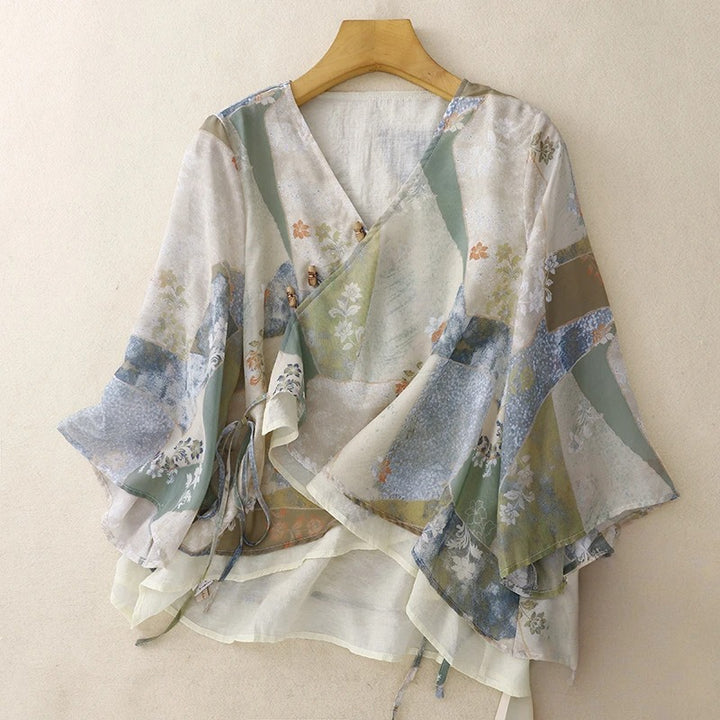 HANNA LINEN BLOUSE