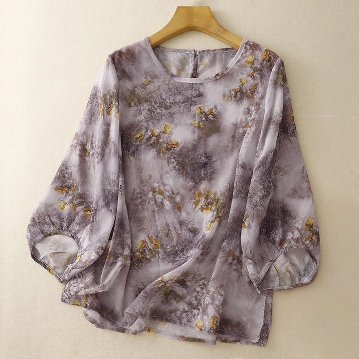 CLAIRE LINEN BLOUSE