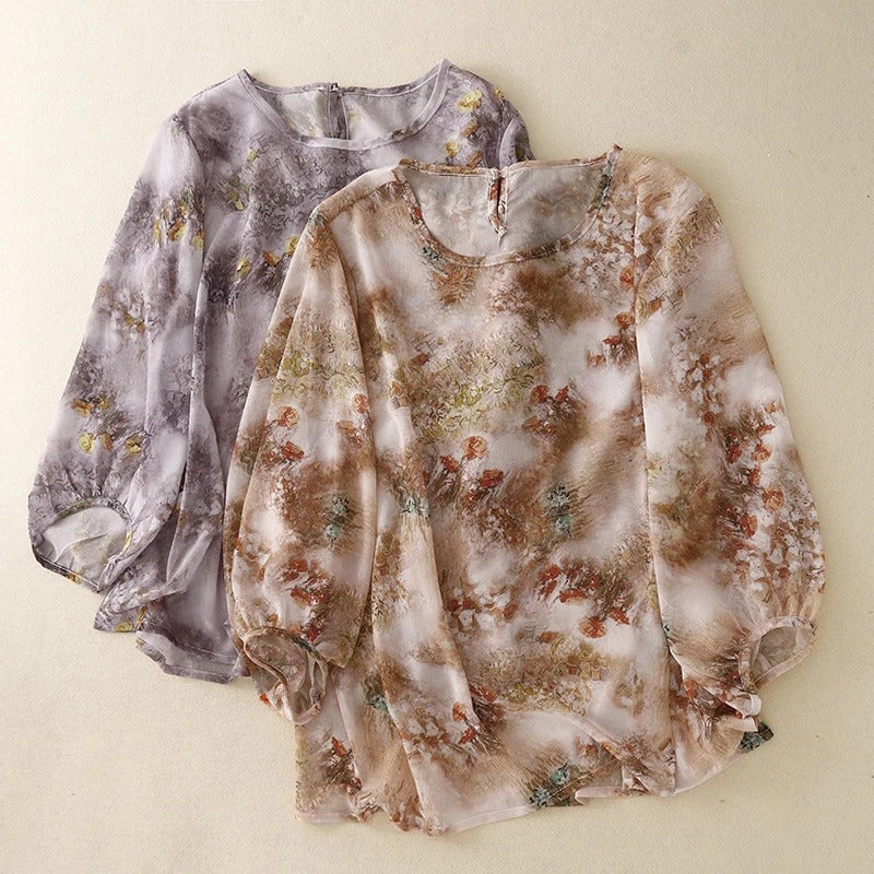 CLAIRE LINEN BLOUSE