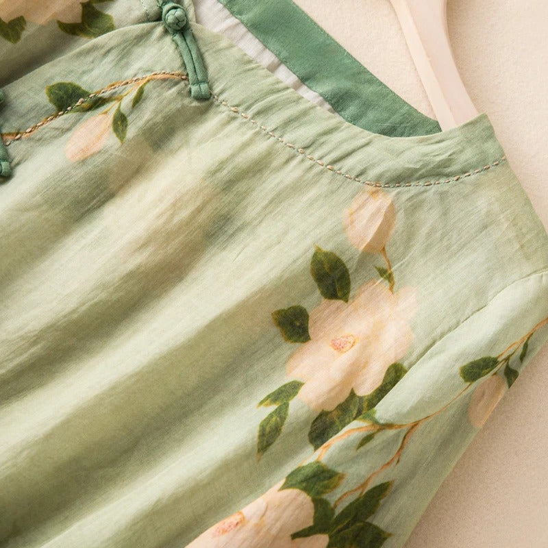 AMERA LINEN BLOUSE