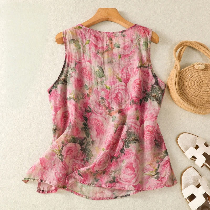 SADORA LINEN VEST