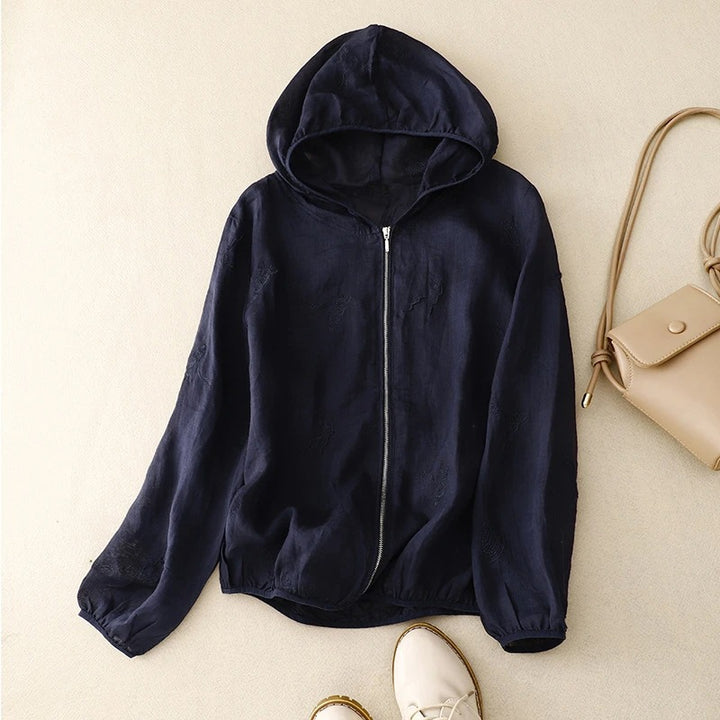 LIA LINEN HOODIE