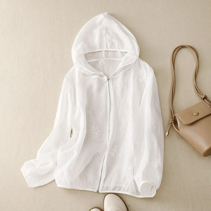 LIA LINEN HOODIE