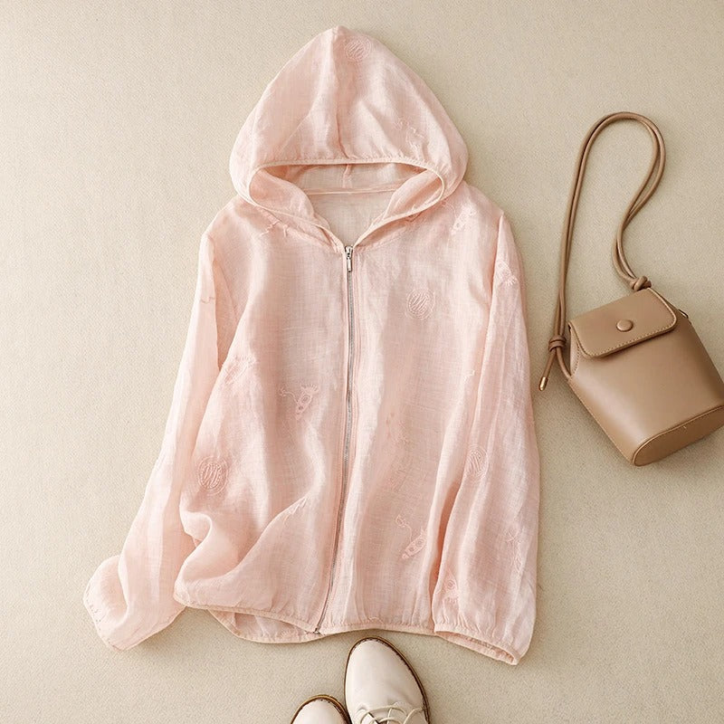 LIA LINEN HOODIE
