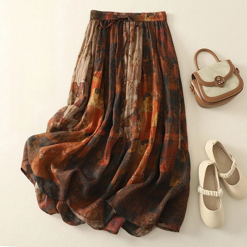 MELLY LINEN SKIRT